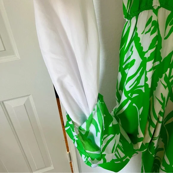 Lilly Pulitzer for Target Women's Green and White Jumpsuit Size Small - Picture 13 of 16